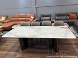 Bàn Ăn Mặt Đá 8 Ghế Nhập Khẩu 2853S