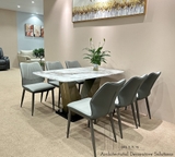 Bộ Bàn Ghế Ăn Mặt Đá 991S