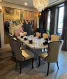 Bàn Ăn Nhà Hàng 8 Ghế Cao Cấp 2039S