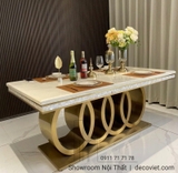 Bàn Ăn Tân Cổ Điển 6 Ghế 2325S