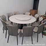 Bàn Ăn Tròn 10 Ghế Giá Rẻ 2699S