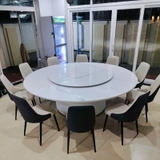 Bàn Ăn Tròn 2m4 Mặt Đá 10 Ghế 2240S
