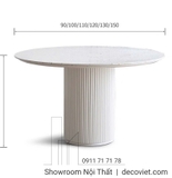 Bàn Ăn Tròn 4 Ghế Đẹp 2096S