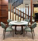 Bàn Ăn Tròn 4 Ghế Tân Cổ Điển 2260S