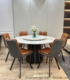 Bàn Ăn Tròn 6 Ghế Đẹp 2688S