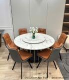 Bàn Ăn Tròn 6 Ghế Đẹp 2688S
