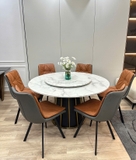 Bàn Ăn Tròn 6 Ghế Đẹp 2688S