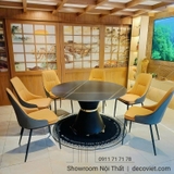 Bàn Ăn Tròn 6 Ghế Giá Rẻ 2226S