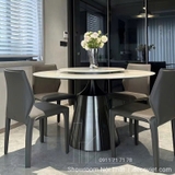 Bàn Ăn Tròn 6 Ghế Hiện Đại 2451S