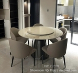 Bàn Ăn Tròn 6 Ghế Hiện Đại 2451S
