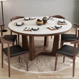 Bàn Ăn Tròn Gỗ 6 Ghế 2912S