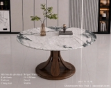 Bàn Ăn Tròn Gỗ 6 Ghế 3038S