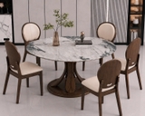 Bàn Ăn Tròn Gỗ 6 Ghế 3038S