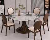 Bàn Ăn Tròn Gỗ 6 Ghế 3038S