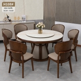 Bàn Ăn Tròn Gỗ 6 Người 3015S