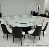 Bàn Ăn Tròn Mặt Đá 10 Người 2748S