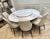 Bàn Ăn Tròn Mặt Đá 1m6 Hiện Đại 2427S