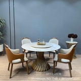 Bàn Ăn Tròn 4 Ghế Nhập Khẩu 2261S