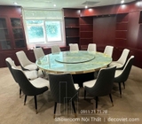 Bàn Ăn Tròn Xoay 12 Ghế Hiện Đại 2528S