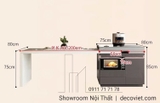 Bàn Đảo Bếp Đẹp 2339S