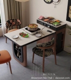 Đảo Bếp Kết Hợp Bàn Ăn 2802S