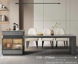 Bàn Đảo Bếp Mặt Đá 2343S