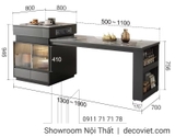 Bàn Đảo Bếp Mặt Đá 2343S