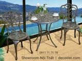 Bàn Ghế Cafe Ngoài Trời 2065T