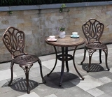 Bàn Ghế Cafe Nhôm Đúc 2058T