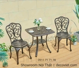 Bàn Ghế Ngoài Trời Hình Vuông 2067T