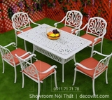 Bàn Ghế Nhôm Đúc Sân Vườn 2036T