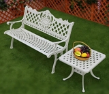 Bàn Ghế Nhôm Đúc Tân Cổ Điển 2068T