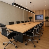 Bàn Ghế Phòng Họp 10 Người 3049S