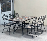 Bàn Ghế Sân Thượng 6 Người 2039T
