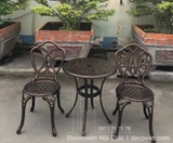 Bàn Ghế Sắt Ngoài Trời 2054T