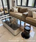 Bàn Sofa Mặt Đá Hiện Đại 351S