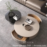Bàn Sofa Tròn Đôi Hiện Đại 246S