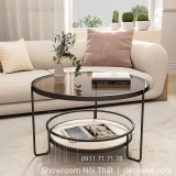Bàn Sofa Tròn Mặt Kính 282S