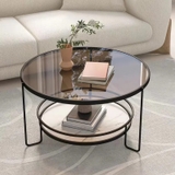 Bàn Sofa Tròn Mặt Kính 282S