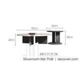 Bàn Trà Mặt Đá Nhập Khẩu 353S