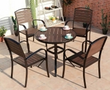 Bàn Tròn 4 Ghế Ngoài Trời 2091T