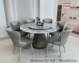 Bàn Ăn Tròn 6 Ghế Hà Nội 2553S