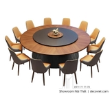 Bàn Tròn Gỗ Đẹp 12 Ghế 2858S