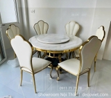 Bàn Tròn Tân Cổ Điển 6 Ghế 1543S