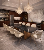 Bộ Bàn Ăn 10 Ghế Sang Trọng 2882S