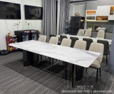 Bộ Bàn Ăn 12 Ghế Mặt Đá 2m6 2861S