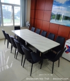 Bộ Bàn Ăn 2m4 Mặt Đá 12 Ghế 2786S