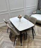Bộ Bàn Ăn 4 Ghế 1m2 1917S-1
