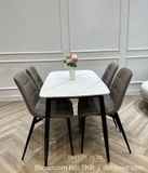 Bộ Bàn Ăn 4 Ghế 1m2 1917S