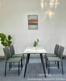 Bộ Bàn Ăn 4 Ghế Giá Rẻ 1166S